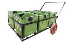 EnvCure - Hand Cart with 6 Bin