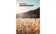 Kelp Blue - Model Stimplus+ - Seaweed Biostimulant Brochure