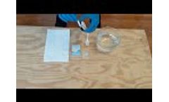 How to Use Restaurant Chlorine Test Paper Roll 0-200 ppm - Video