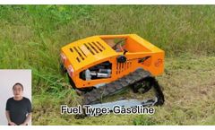 Crawler Remote Controlled Brush Mower (SSC550-90) - Video