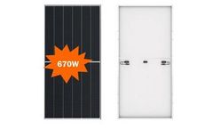 Futuresolar - Model 650-670w -PERC - Hafl Cell Monofacial Solar Panel