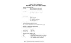 Microrite Tracer Particle Solution - Material Safety Data Sheet