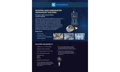 Applied-Physics - Model 6820 Series - Rotating Vane Anemometers - Brochure
