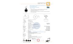 Lives - Model GMP RF TH F - Real Time Wireless Temperature and Humidity Data Logger with Flexible Sensor - Brochure