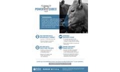 PowerCubes - High Protein Source Cubes Datasheet