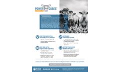 PowerCubes + Minerals - Feed Contains Nutrition Datasheet