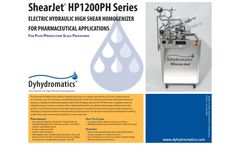 Pilot Scale HP1200 Series - Brochure