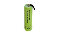 AlcaPower - Model [202005] AP800AAAHV1P - Ni-MH AAA 1.2V 800mAh Soldering Terminal Battery
