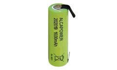 AlcaPower - Model [202019] AP1600AAHV1P - NI-MH AA 1.2V 1600mAh Soldering Term Battery