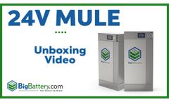 "UNBOXING" THE 24V MULE || Inside a BigBattery Battery - Video