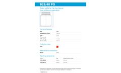 Sanner - Model B28/40 PO - Plastic Bottle for Flip-Top-Closure Datasheet