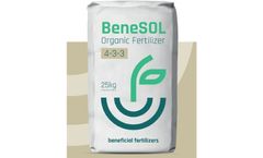 Benefert - Model BeneSOL 4-3-3 - Organic Solid Fertilizer