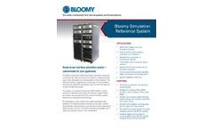 Bloomy - Simulation Reference System Datasheet