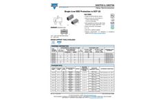 Vishay - Model GSOT03 TO GSOT36 - Single-Line ESD Protection in SOT-23 Datasheet
