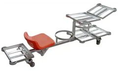 Sinomush - Button Mushroom Picking Cart for the Lowest Bed