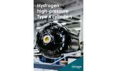 Hexagon Purus - Hydrogen High-Pressure Type 4 Cylinders Brochure