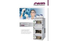 Sykam - Model S 600 - Most Advanced Versatile Modular HPLC System - Brochure