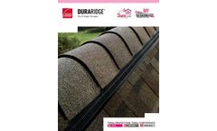 DuraRidge Hip & Ridge Shingles - Brochure
