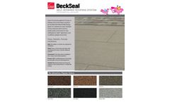 DeckSeal Self-Adhered Roofing System - Brochure