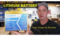 Tycorun lithium battery - Video