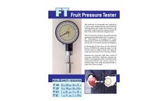 FACCHINI - Fruit Pressure Tester Datasheet
