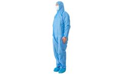 Zxmed - Model ZXC-005 - Blue Disposable Isolation Coveralls