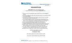 VAPOR TRAK - Model 8530 - Nitrous Oxide - Instructions for Use