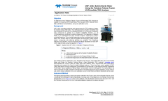 USP 643 Bulk & Sterile Water Using the Teledyne Tekmar Fusion UV/Persulfate TOC Analyzer - Applications Note