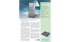 Chroma - Model 17010H - Battery Reliability Test System Datasheet