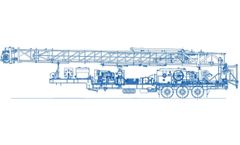 Upet - Model TD 125 CA A6 ( SR ) Trailer - Drilling Rig