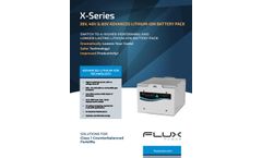 Flux Power - Model X-Series - Lithium-ion Battery Pack Datasheet