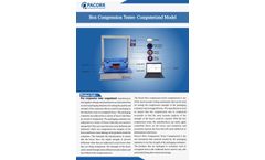 Pacorr - Model PCBSTC - Computerised Box Compression Tester - Brochure