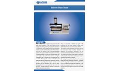 Pacorr - Model PCBBT-001 - Balloon Burst Tester - Brochure