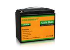 LiFePO4 - 12V 50Ah Lithium Iron Phosphate Battery