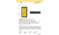 ZTS - Model MBT-1 - Multi-Battery Tester - Datasheet