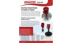 BinMaster -  NCR-86 Full Line - Brochure