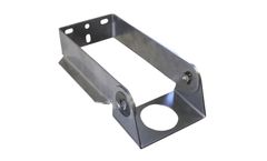 BinMaster - Model 730-0790 - 1.5 Inch Opening, 8.0 Inch SS Wall Mount Bracket