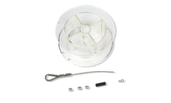 BinMaster - Model 416-0419-C1-XX - Nylon Coated Cable Replacement Kit with Pulley Hub