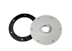 BinMaster - Model 730-0501 - Powder Coated Carbon Steel Mounting Plate with Half Coupling