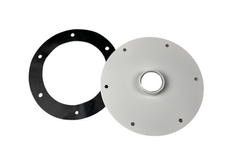 BinMaster - Model GRMP-1-CS - 730-0020 - 0° Half Coupling 1.25" Mounting Plate