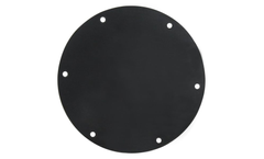 BinMaster - Model R or F-225-0003 - 016" Black Neoprene Replacement Diaphragm Part