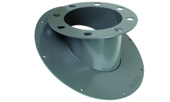 BinMaster - Model 730-0776 - 45° Mounting Plate with 4" ANSI Flange