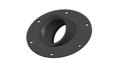 BinMaster - Model M5 - 30°-NPT-416-0298 - 3” Mounting Plate