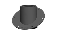 BinMaster - Model M10 - 35°-NPT-416-0634 - 3" Mounting Plate