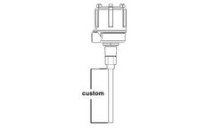 BinMaster - Model P91-530-0564 - Custom Length Unshielded Bare Bendable Probe