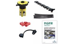 Flow-Rite - Model BG-U72V-CG - Battery Watering System for 72-Volt, 12V Flex Manifolds (132), Two Couplers