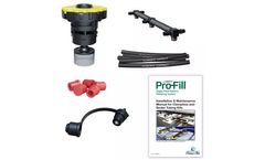 Flow-Rite - Model BG-U72V-7J - Battery Watering System for 72-Volt, Flex Manifolds, Two Couplers