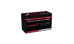 Canbat - Model CLI7.5-12 - 12V 7.5AH Lithium Iron Phosphate Battery - LiFePO4