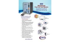 Scribner - Model 850 - Fuel Cell Test System Datasheet