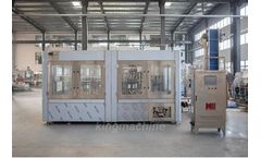 King Machine - Model CGF 8422 - Automatic Ionized Bottled Water Production Line